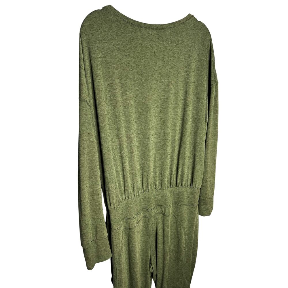 Sweaty Betty Gary Long Sleeve Jumpsuit Green Size Large Lounge - Picture 7 of 9